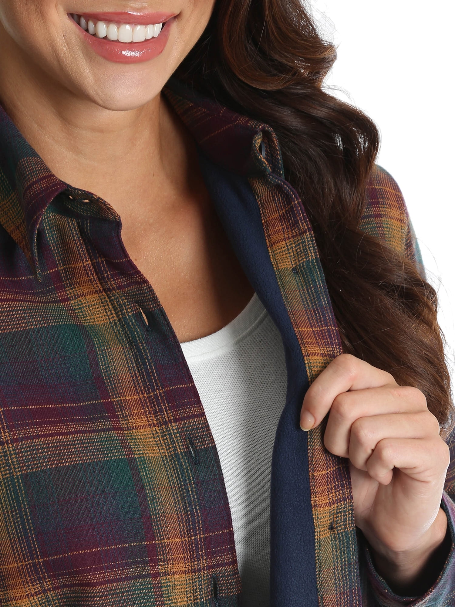 Lee Riders Women's Fleece Lined Flannel Shirt