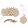 thumbnail image 2 of 10Pcs Color Round Hanging with Rope Gloria Manualidades colgantes de corazón, 2 of 7
