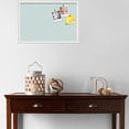 thumbnail image 3 of PinPix 27x18 Custom Cork Bulletin Board Soft Blue Poster Board Has a Fabric Style Canvas Finish, Framed in Soft Blue, by ArtToFrames (PinPix-1814), 3 of 5