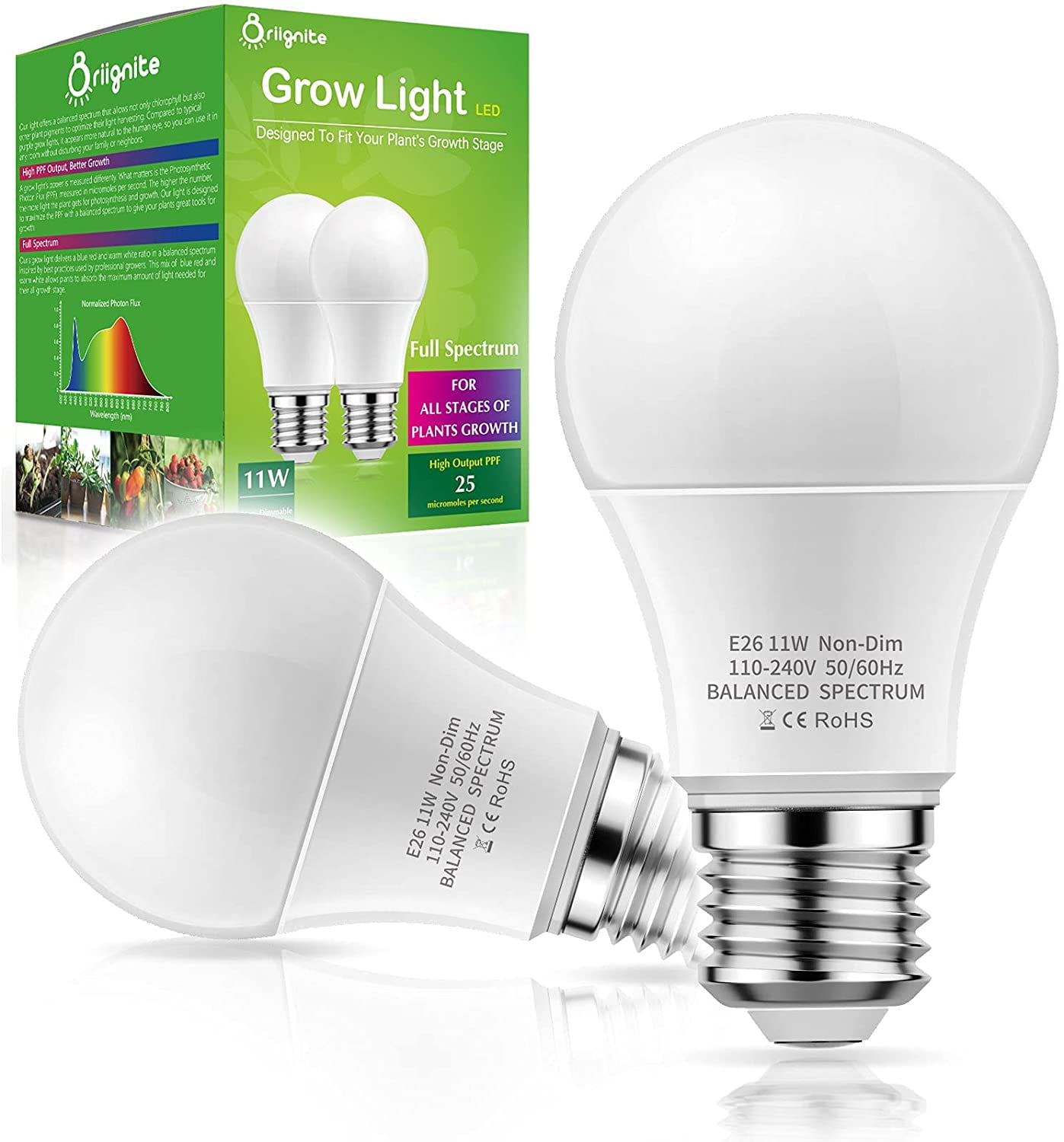 full spectrum grow light bulb