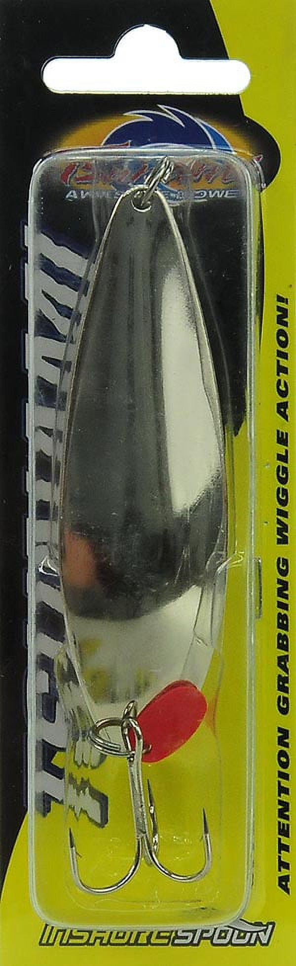Tsunami Inshore Spoon Fishing Lure, Nickel, 1 oz