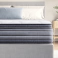 thumbnail image 4 of Full Mattress, Lecuneey 12" Hybrid Memory Foam Individually Pocket Innerspring Mattress in a Box Medium Firm Support, Pressure Relief, CertiPUR-US Certified, Full Bed Mattress for Kids & Adults, 4 of 5