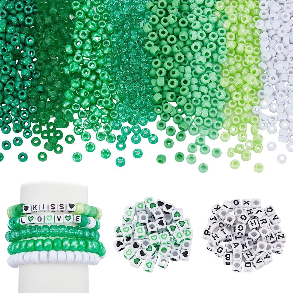DIY Plastic & Acrylic Beads Making Kits Cube & Barrel Deep Sky Blue 6~9x6~7x6~6.5mm Hole: 3.2~3.8mm 1720pcs/set