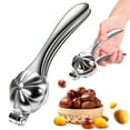 thumbnail image 2 of BinKFF Chestnut Cutter Tool Chestnut Peeler Aluminum Alloy Chestnut Opener Chestnut Cracker Quick Clip Chestnut Sheath Cutter Nut Cracker Sheller Kitchen Tool Machine 304 Stainless Steel, 2 of 5
