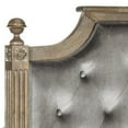 thumbnail image 4 of SAFAVIEH Rustic Wood Tufted Upholstered Headboard, Full, Grey, 4 of 5