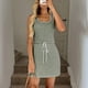 thumbnail image 2 of TaTaai Women's Summer Tank Dress Striped Sleeveless Round Neck Casual Mini Dress Short Pullover Cotton Blend A-Line Day Wear Gift, 2 of 7
