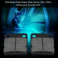 thumbnail image 3 of Brake Pads 1 Set Of Semi Metallic Disk Brake Pads Brake Shoe Set For 50cc-250cc Motorcycle Scooter ATV, 3 of 8