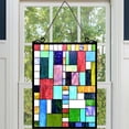 thumbnail image 6 of CHLOE Lighting PICASSO Tiffany-glass Rectangle Window Panel 18x24, 6 of 6