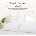 thumbnail image 4 of Whisper Organics 100% Cotton Organic Mattress Protector, 500TC Mattress Pad, Twin XL size, White, 4 of 9