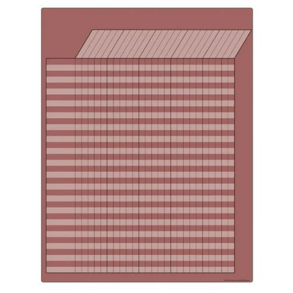 Teacher Created Resources Deep Rose Incentive Write-On/Wipe-Off Chart (TCR 7923)