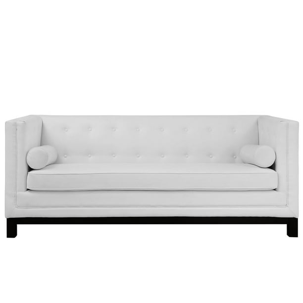 Modern Contemporary Sofa White Leather Modern Contemporary Sofa White Leather
