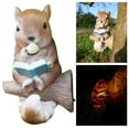 Solar LED Squirrel Light Squirrel Solar Resin Bed Frame for Memory Foam