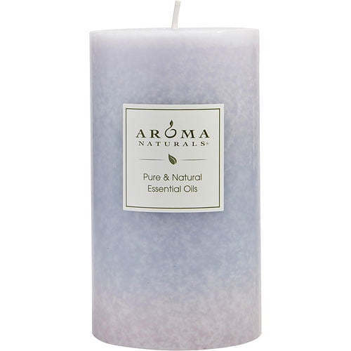 TRANQUILITY AROMATHERAPY by Tranquility Aromatherapy ONE 2.75 X 5 inch PILLAR AROMATHERAPY CANDLE. THE ESSENTIAL OIL OF LAVENDER IS KNOWN FOR ITS CALMING AND HEALING BENEFITS. BURNS APPROX. 70 HRS