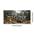 thumbnail image 3 of Military Themed Happy Birthday Banner Backdrop Background, Decorations for Birthday Party, Photography Props, Military Vehicle Party Supplies, 3 of 8