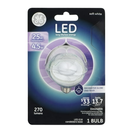 UPC 043168681704 product image for GE LED Decorative Globe Dimmable Bulb 25 W Soft White, 1.0 CT | upcitemdb.com