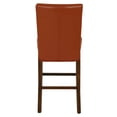 thumbnail image 3 of Milton Bonded Leather Counter Stool With Kickplate, Multiple Colors, 3 of 8