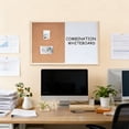 thumbnail image 6 of NWOKYZGH 2pc Magnetic Whiteboard Cork Board Combination Memorandum Board Suitable for office Home Student Photo Display Board 5ml, 6 of 7