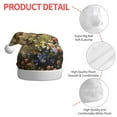 thumbnail image 6 of Cauagu American Flag Rose Garden for Adult Christmas Hat,1-Pack Xmas Holiday Hat Santa Hat for Women & Men Festive Headwear Accessories Fit for Christmas/New Year/Party, 6 of 6