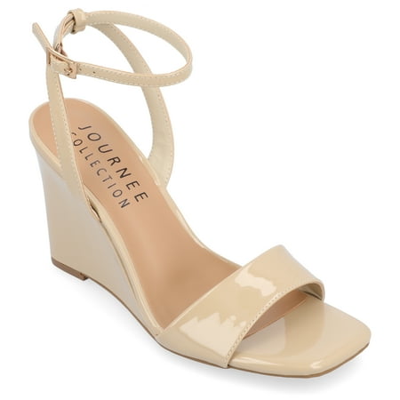 

Journee Collection Womens Konna Tru Comfort Foam Mid Heel Wedge Sandals
