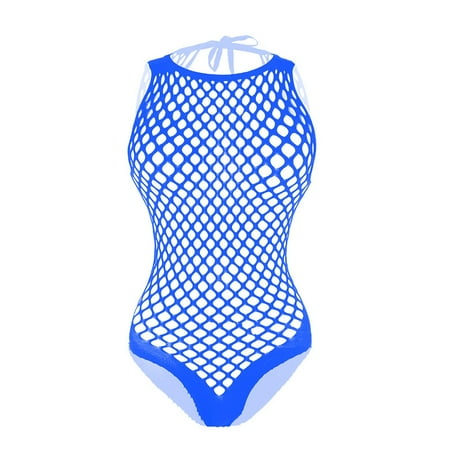 Midwennn Women Sexy Underwear Sexy Hollow Stockings Mesh Stockings Large Size Mesh Clothes Mesh Bodysuit for Women Sexy Lingerie