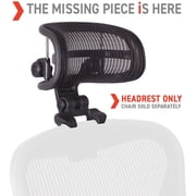 Engineered Now H3 ENjoy Headrest for Herman Miller Aeron Chair, Graphite