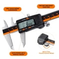 thumbnail image 3 of Digital Vernier Calipers 150mm - High Precision Digital Caliper with Large LCD Screen Micrometer Accuracy Calipers Measuring Tool for DIY & Professionals Inches/MM Conversion, 3 of 5