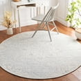 thumbnail image 2 of SAFAVIEH Trace Mia Medallion Area Rug, Light Blue/Ivory, 6' x 6' Round, 2 of 8