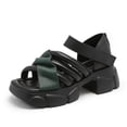 thumbnail image 3 of 2023 Verano Mujer Zapatos hechos a mano de cuero de vaca genuino de alta calidad Zapatos de plataforma Vintage Sandalias femeninas, 3 of 5