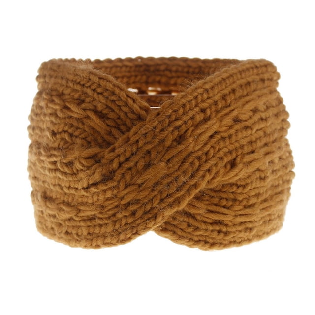 Nouveaux Bandeaux pour Femmes et Filles Bandeau Croisé d'Hiver Chauffe-Oreilles