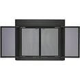 thumbnail image 3 of UniFlame Logan Medium Masonry Fireplaces Doors, Steel Frame with Smoke Tempered Glass, Black, Small, 3 of 10