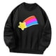 thumbnail image 4 of Sudadera con capucha para mujer, estilo deportivo, estilo túnica, con estampado de otoño M, 4 of 9