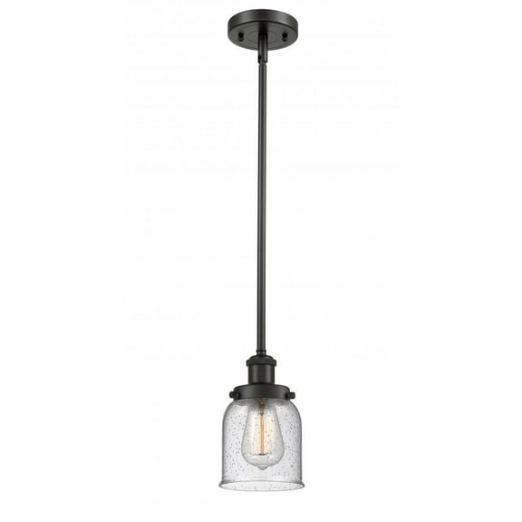 916-1S-OB-G54-LED-Innovations Lighting-Small Bell-3.5W 1 LED Pendant in Industrial Style-5 Inches Wide by 10 Inches High   Oil Rubbed Bronze Finish