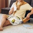 thumbnail image 6 of Bixox Men's Little Birds printed lightweight casual shorts, soft sleep shorts with pockets., 6 of 7