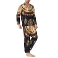 thumbnail image 2 of Lsque Dreamcatcher With Mandala Pattern Long Sleeve Pajama Set for Men - Soft 2-Piece Sleepwear and Loungewear Set with Pockets, Comfy Nightwear-Small, 2 of 7