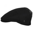thumbnail image 3 of British Millerain Wax Cotton Ivy Cap - L - Black, 3 of 4