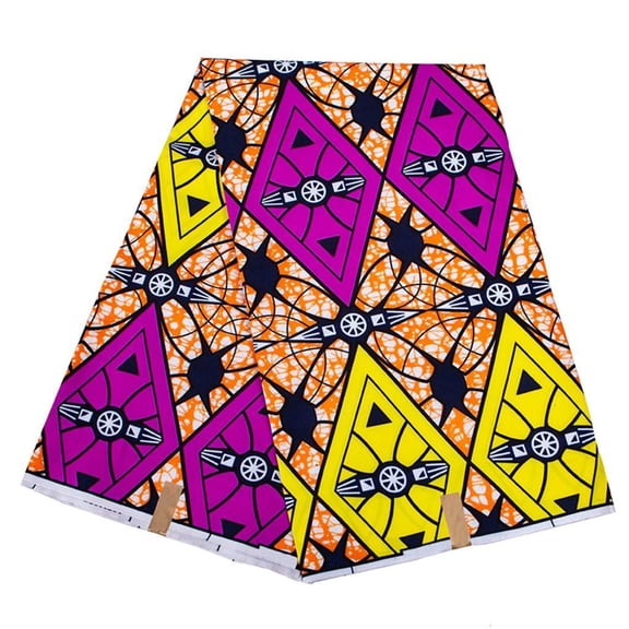 3Yard African Waxed Print Fabric for Sewing Craft Cushion Covers and Patchwork