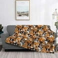 thumbnail image 2 of Fotbe Dogs Different Breeds Manta de Franela con Estampado, Manta Ultrasuave para Cama, Sofá, Auto, Hipoalergénica y Antibolitas-80"x60", 2 of 6