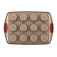 Rachael Ray 10Piece Cucina Nonstick Bakeware Set, Brown with Red