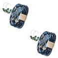 thumbnail image 2 of Pulseras pendientes sweethay estampado de leopardo Colgante Brazalete Buena artesanía Joyería de moda Regalos para el Día de la madre, 2 of 6