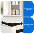 thumbnail image 3 of DEXTRUS 31.5" Wall Mount Medicine Cabinet with Mirror Sliding Door, Bathroom Storage Cabinet, White, 3 of 8