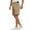 Khaki, variant on Eltusu Men's Golf Shorts, Sports Knee Length Elastic Waisband Straight Legs Summer Dress Shorts Khaki Size S-4XL