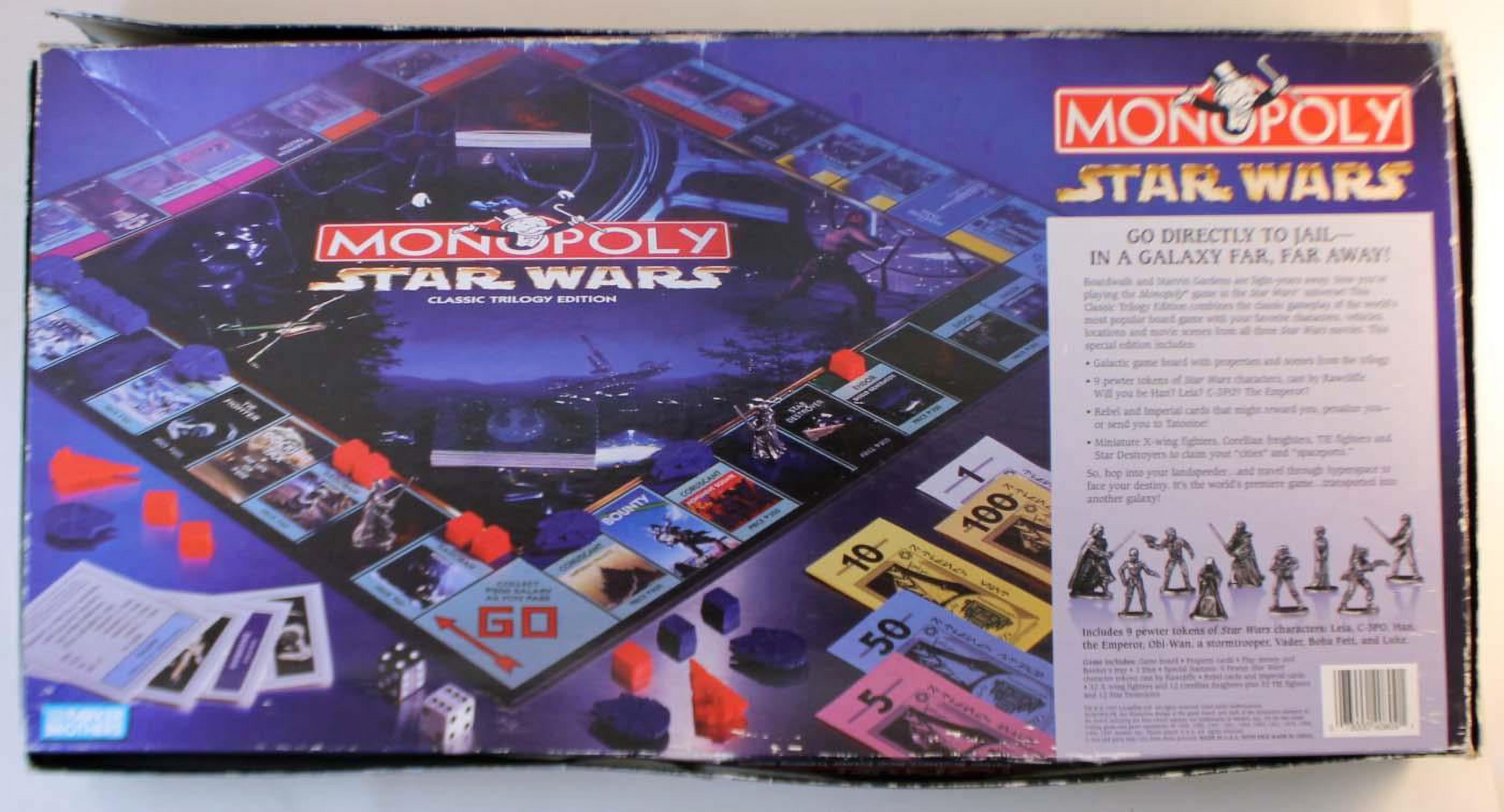 Star Wars Monopoly - Classic Trilogy Edition VG/EX - image 2 of 2