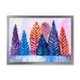 thumbnail image 3 of Designart Abstract Christmas Trees Traditional Framed Wall Art, 3 of 4