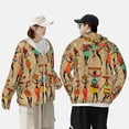 thumbnail image 4 of Fotbe Dancing African Women Chaqueta con Protección Solar UPF 50+ para Hombre y Mujer, Camisa con Capucha y Bolsillos-Large, 4 of 7