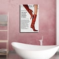 thumbnail image 5 of Trendy Newspaper Wall Art Pink News Wall Art Vintage Leopard Boots Poster Red Lips Wall Art Feminist Canvas Wall Art  Aesthetic  Preppy Dorm Decor, 5 of 6