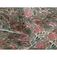thumbnail image 3 of Ambesonne Floral Scene Quilted Bedspread Set 3 Pcs, Jumble Jungle Flowers, King, Peacock Green Dark Pink, 3 of 4