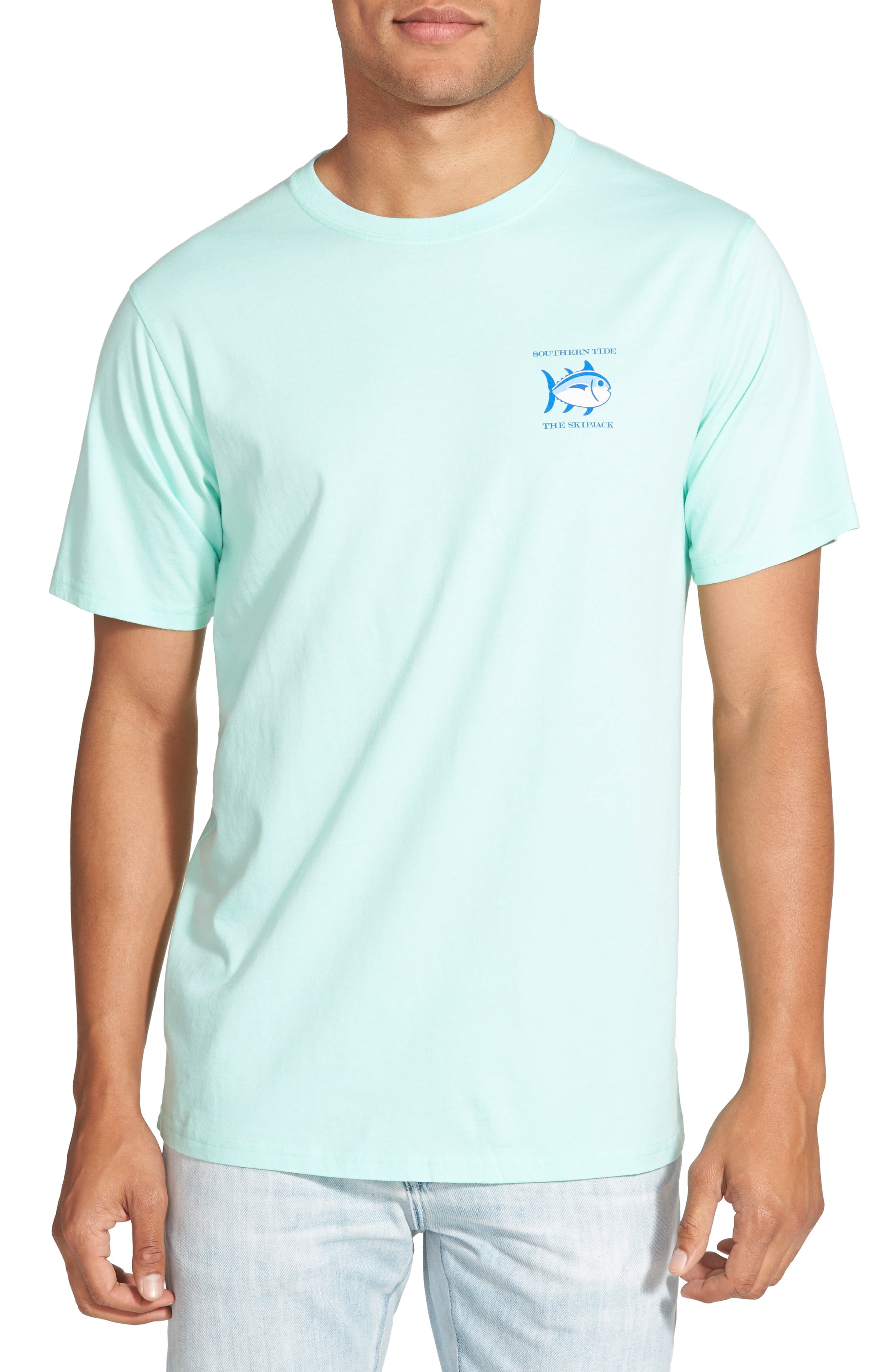 Southern Tide - Mens T-Shirt Aqua Medium Skipjack Fish Tee M - Walmart ...