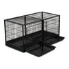 ProSelect Stackable Steel Modular Dog Cage with Tray and Divider Panel