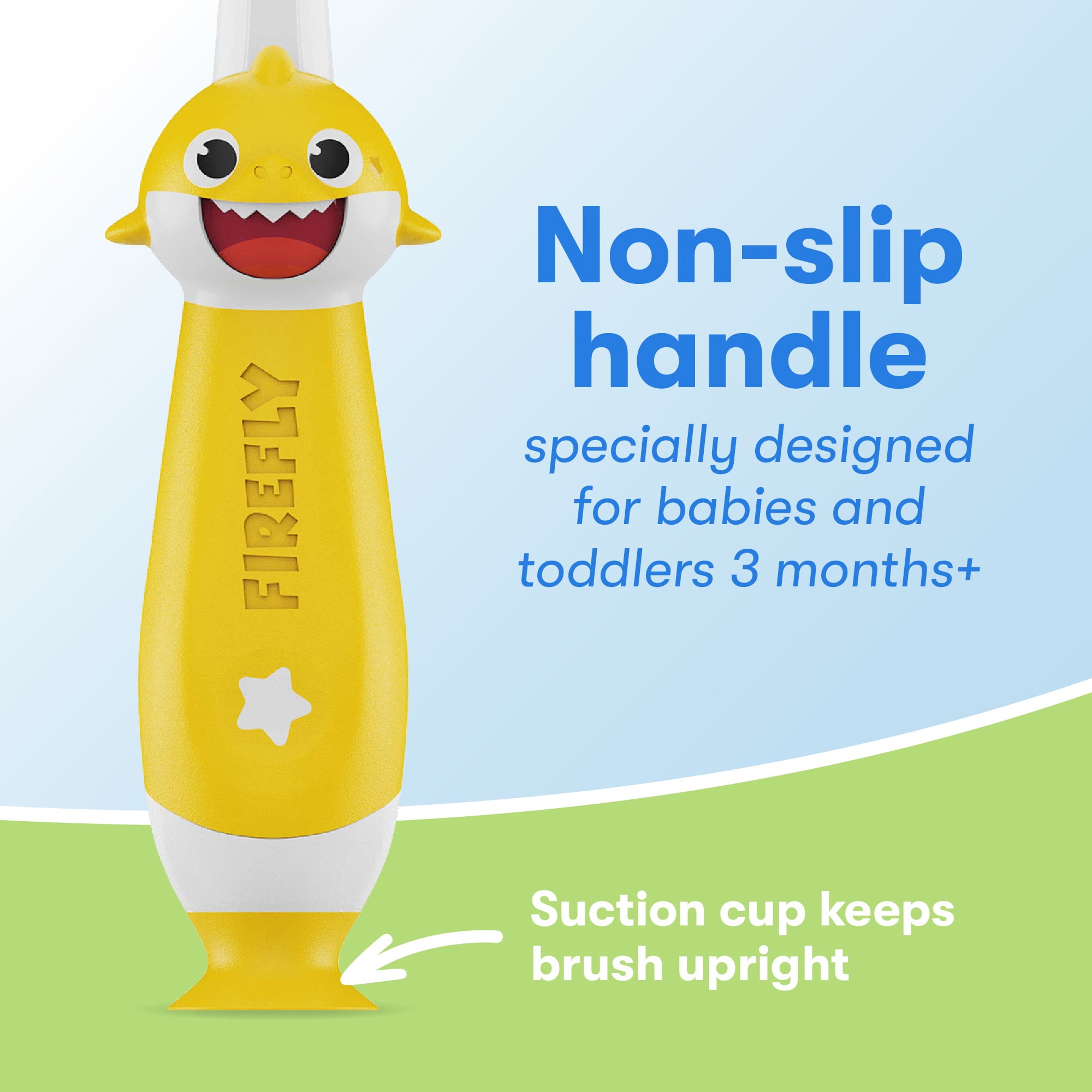 First Firefly Training Light Up Toothbrush, Baby Shark, 1 Count