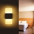 thumbnail image 2 of L-ED Wall Lamp Rectangle AC85-265V Bedside Corridor Wall Lamp Home Decorative Aluminum Light Fixture, 2 of 8